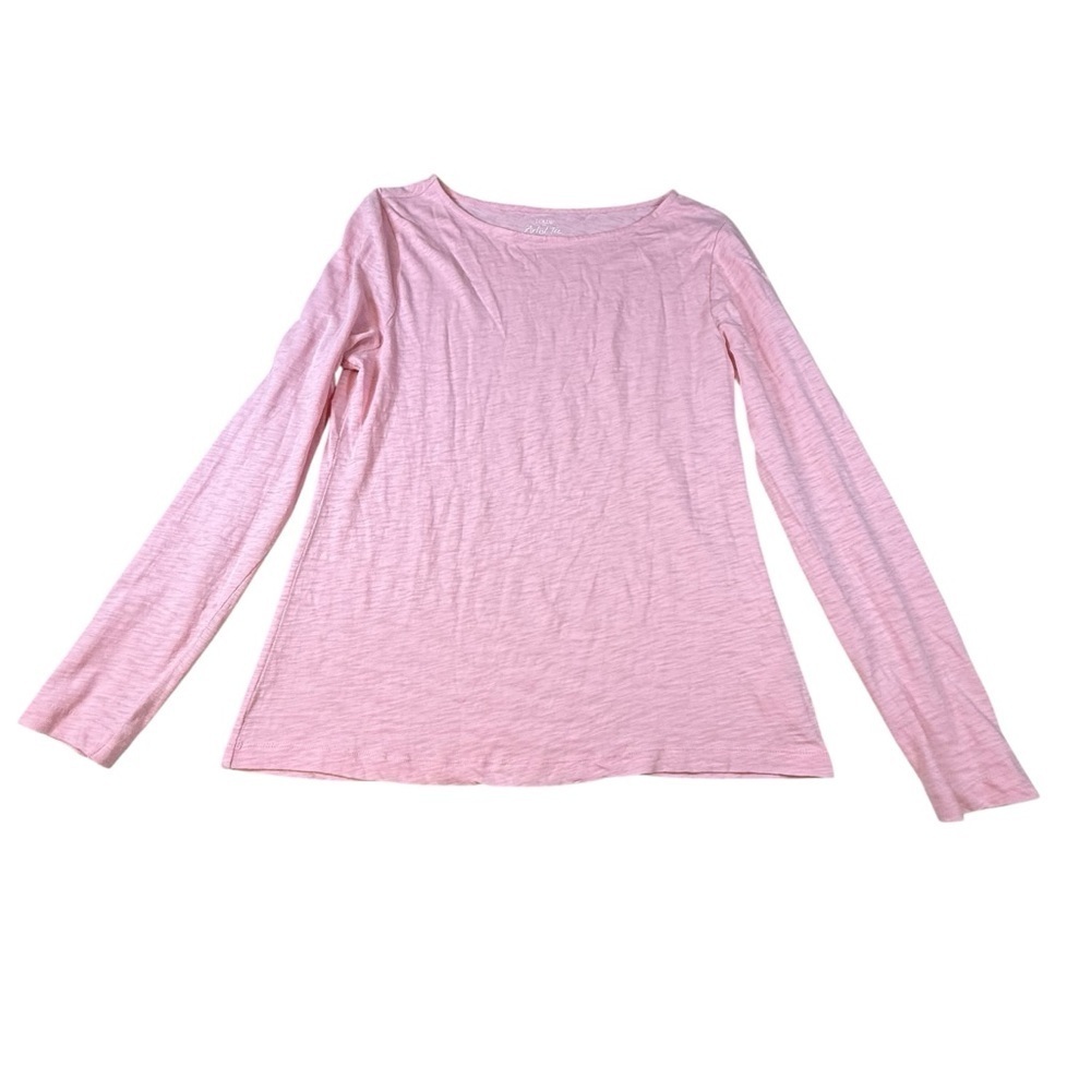 J.Crew Factory Store Women Pink Long Sleeve T-Shirt Large
